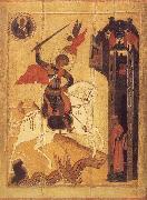 The Miracle of Saint George Sltying the Dragon unknow artist